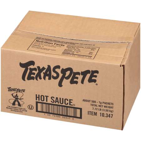 Texas Pete Texas Pete Hot Sauce 7g Packet, PK500 1.00347